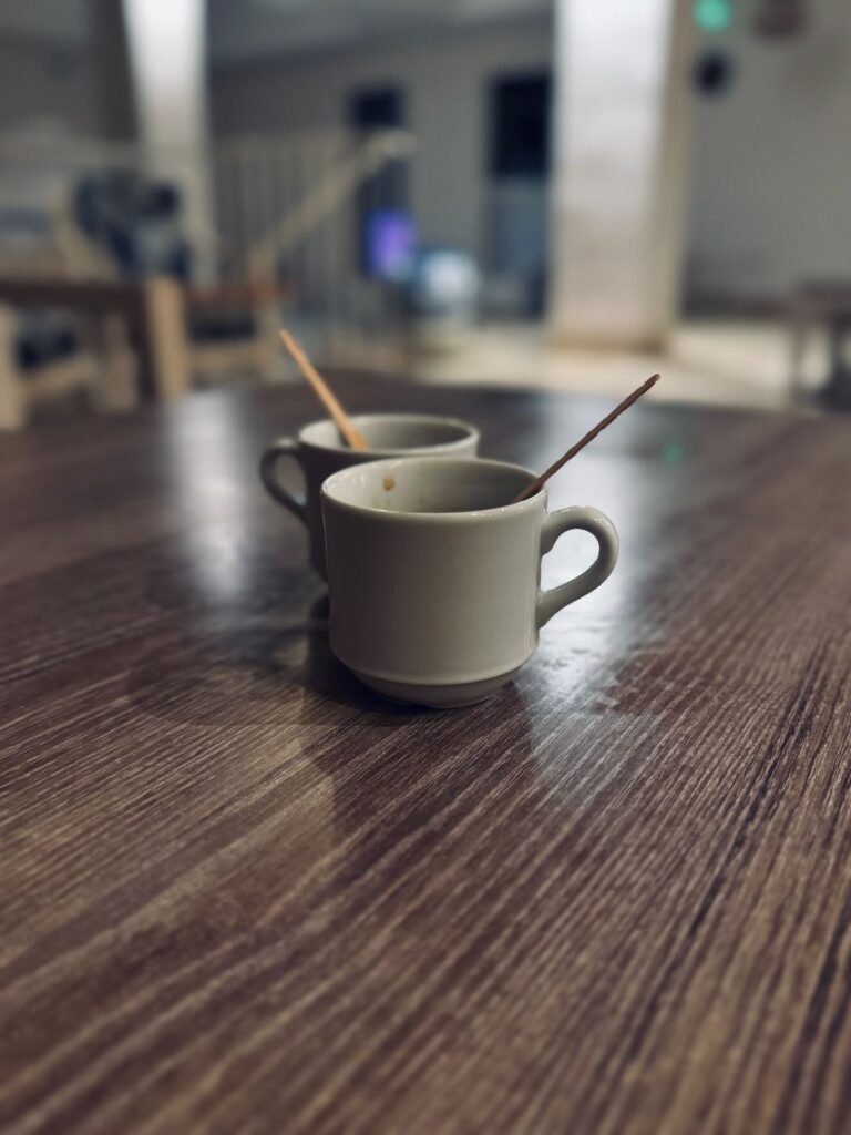 Two generic coffee cups